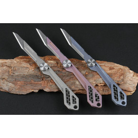 Titanium Handle JJ068 Engraved Folding Survival Edc Tactical Folding Knife Scalpel Knife UD405523